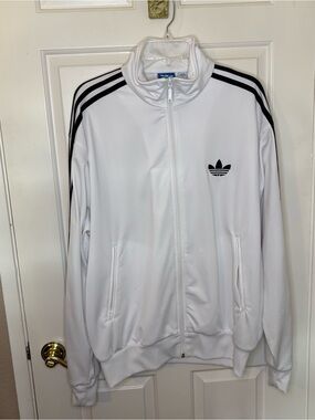 Adidas Men’s White Track Jacket